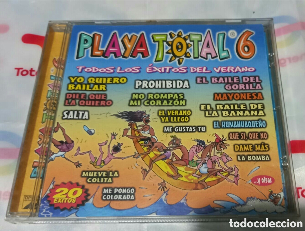 CDs de m&uacute;sica: Playa total 6 CD recopilatorio - Foto 1