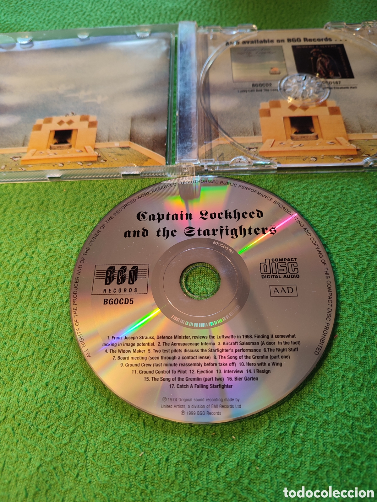 CDs de m&uacute;sica: Robert Calvert - Captain lockheed & The Starfighters - Foto 2