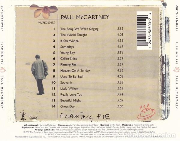 CDs de m&uacute;sica: Paul McCartney - Flaming Pie - Foto 2