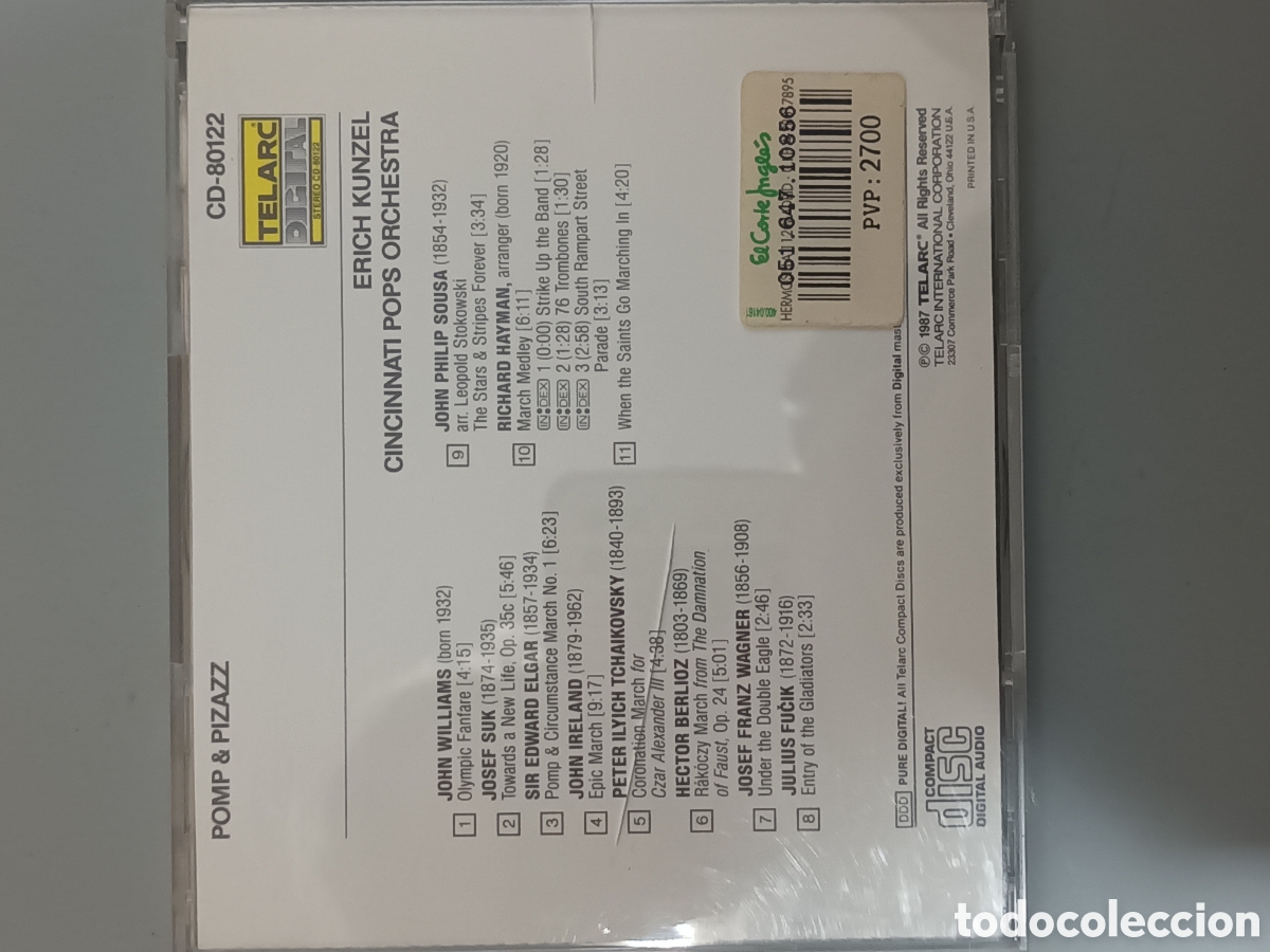 CDs de m&uacute;sica: Erich kunzel pomp & pizazz - Foto 2