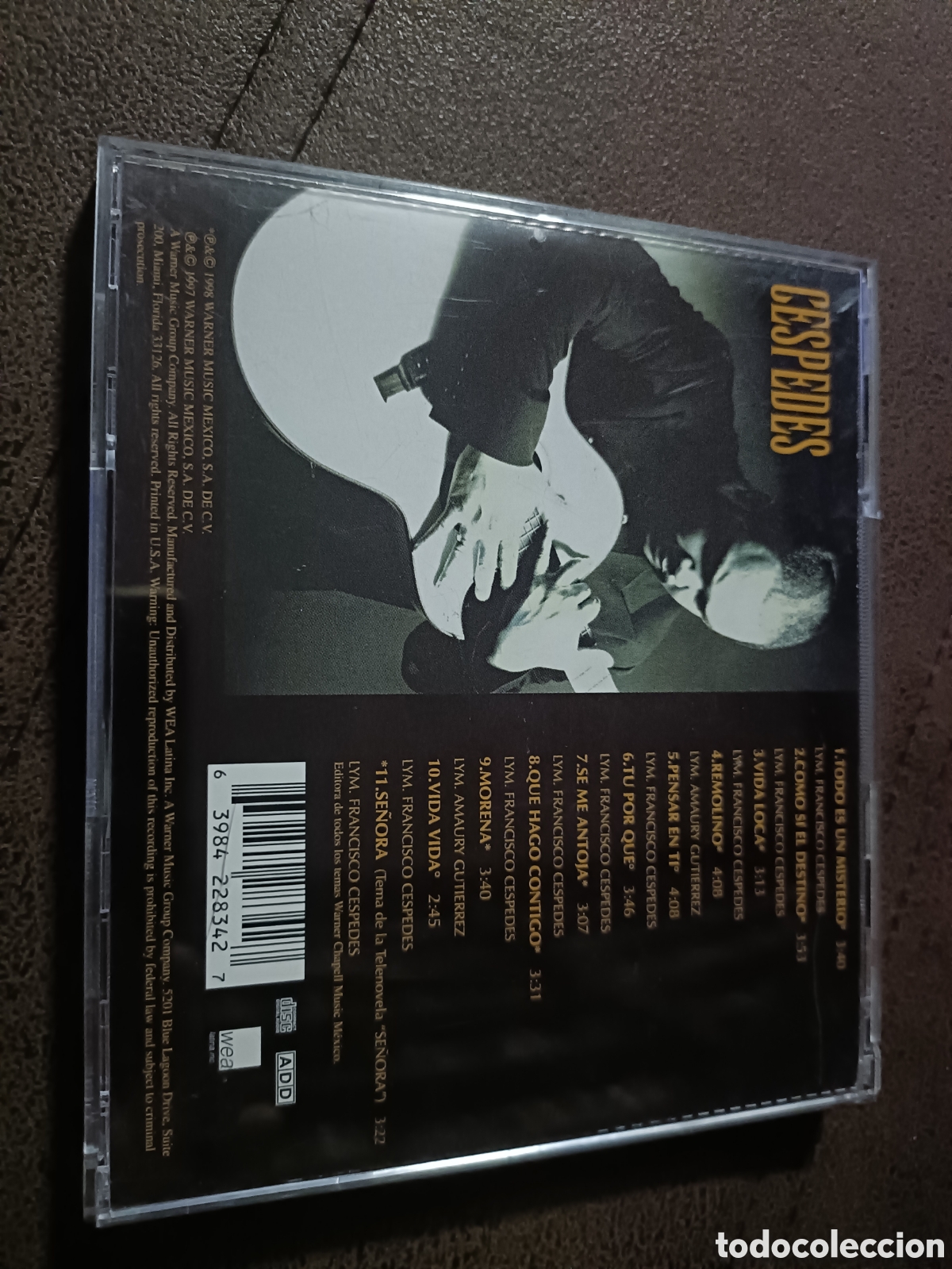 CDs de m&uacute;sica: CD Francisco C&eacute;spedes -Vida Loca- - Foto 2