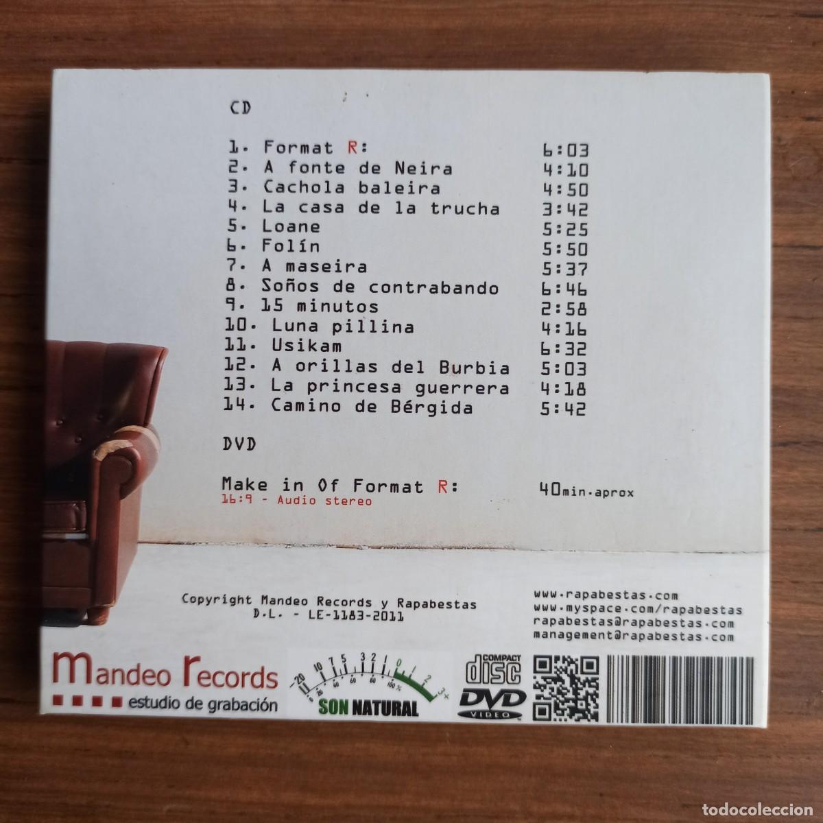 CDs de m&uacute;sica: CD Rapabestas - Format R: - Foto 2