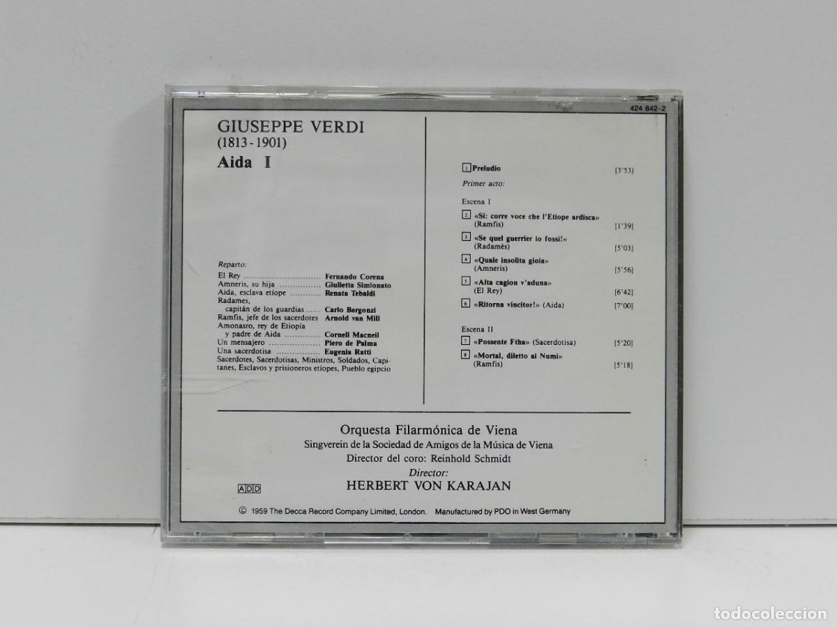 CDs de m&uacute;sica: DISCO CD. Verdi &ndash; Aida I - La Gran Opera. COMPACT DISC. - Foto 2