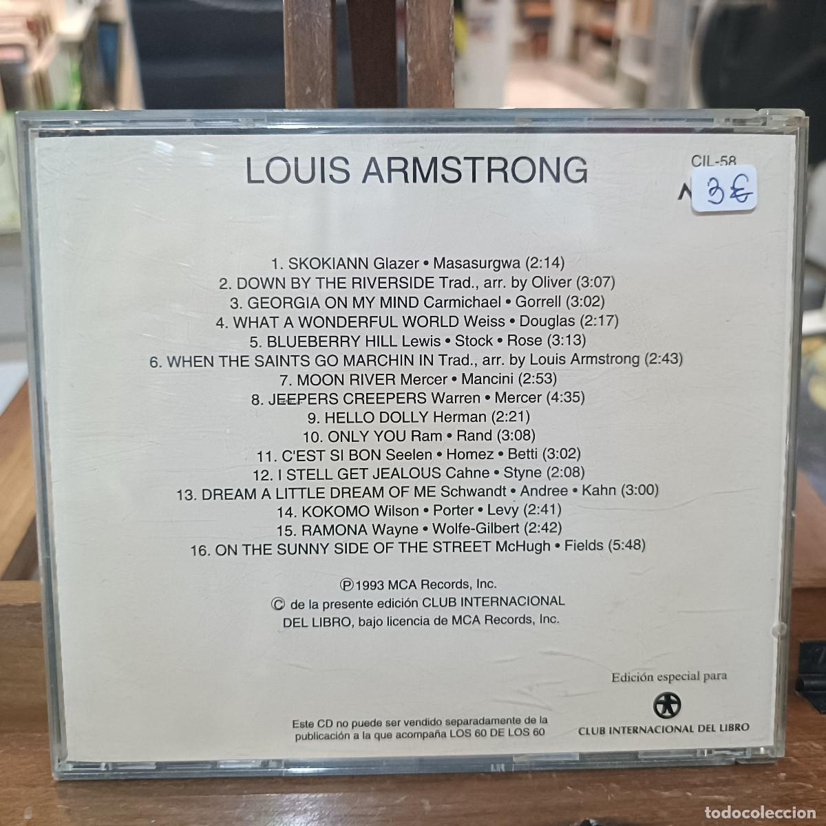 CDs de m&uacute;sica: Louis Armstrong - Los 60 de los 60 - CD. - Foto 2