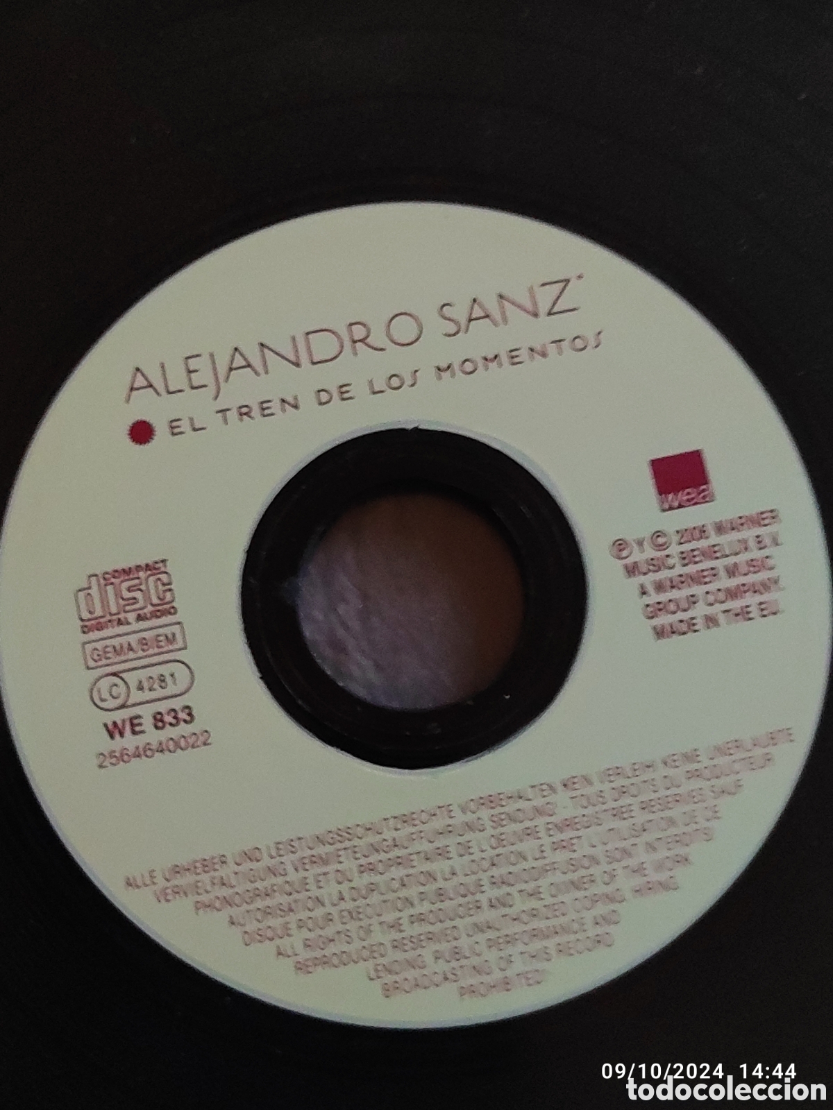 CDs de m&uacute;sica: CD Alejandro Sanz imitaci&oacute;n Disco Vinilo - Foto 6