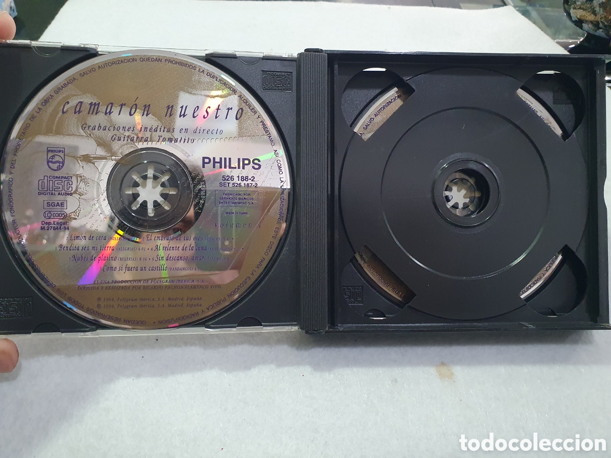 CDs de m&uacute;sica: Doble CD. Camaron Nuestro. (L71) - Foto 2