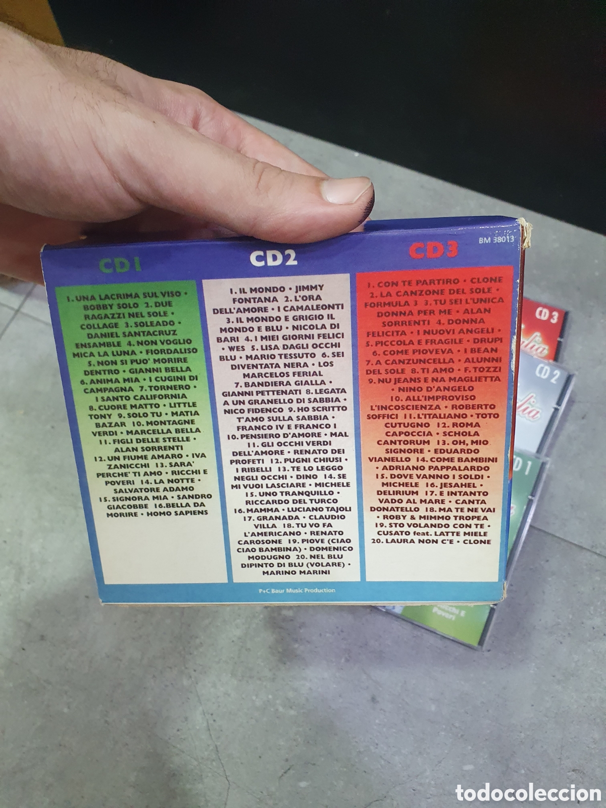 CDs de m&uacute;sica: 3 CDs. Bella Italia. (L71) - Foto 3