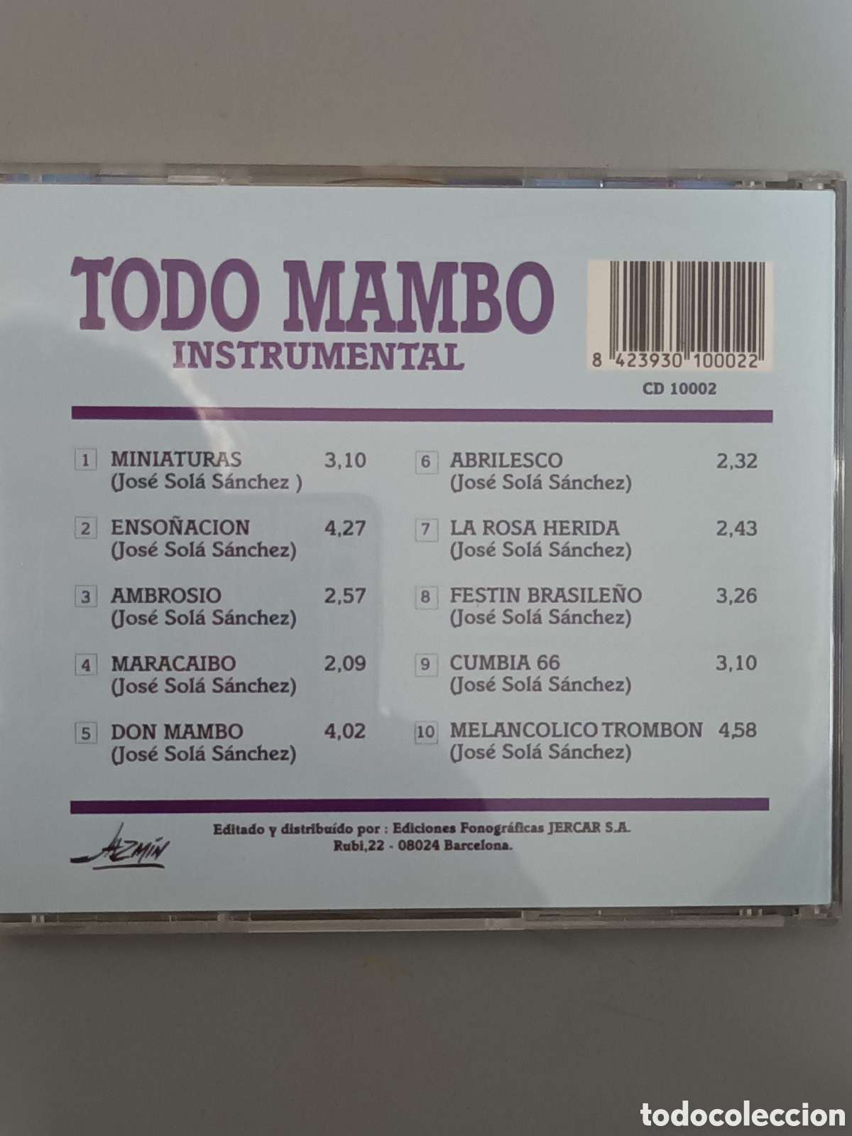 CDs de m&uacute;sica: Todo Mambo cd musical - Foto 2
