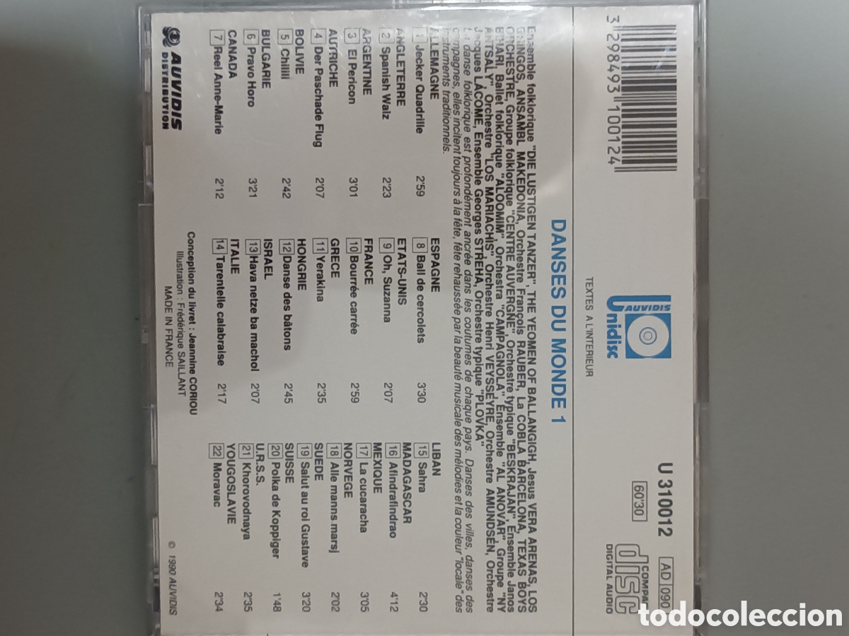 CDs de m&uacute;sica: Danses du monde 1 cd - Foto 2