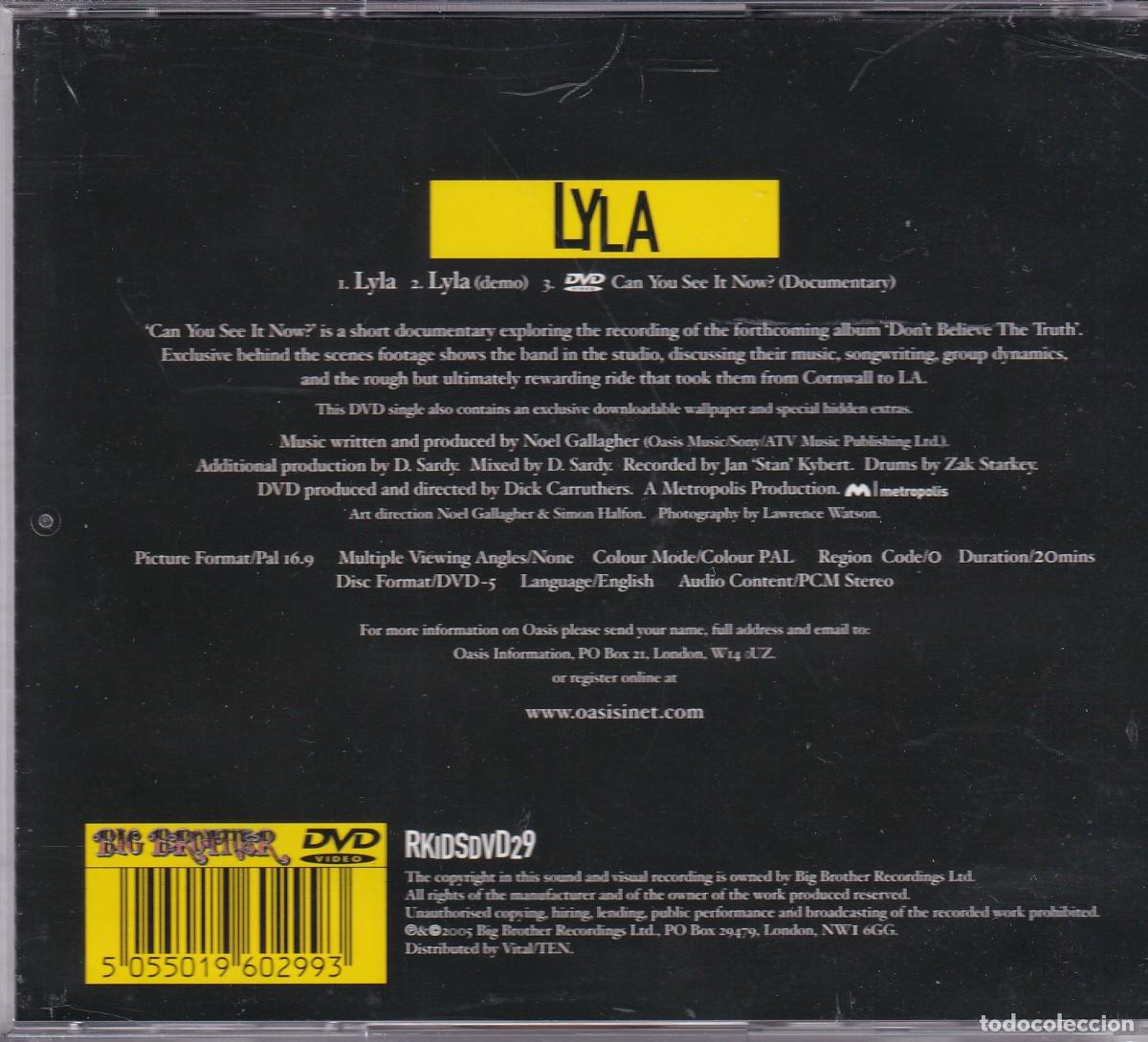 CDs de m&uacute;sica: Oasis - Lyla (CD-DVD single) - Foto 2
