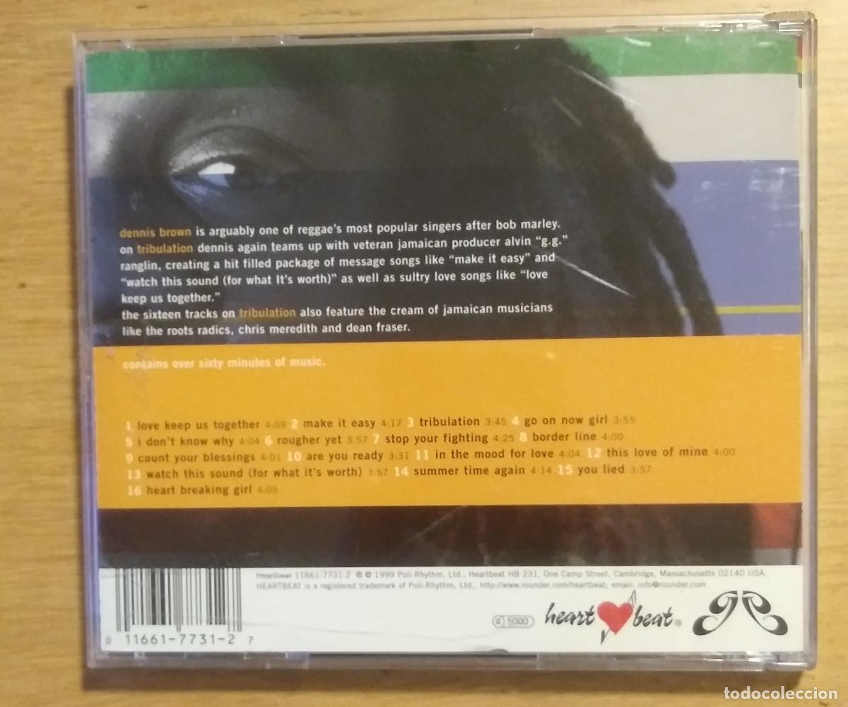 CDs de m&uacute;sica: DENNIS BROWN: &rdquo;TRIBULATION&rdquo; CD 1999- REGGAE - Foto 2