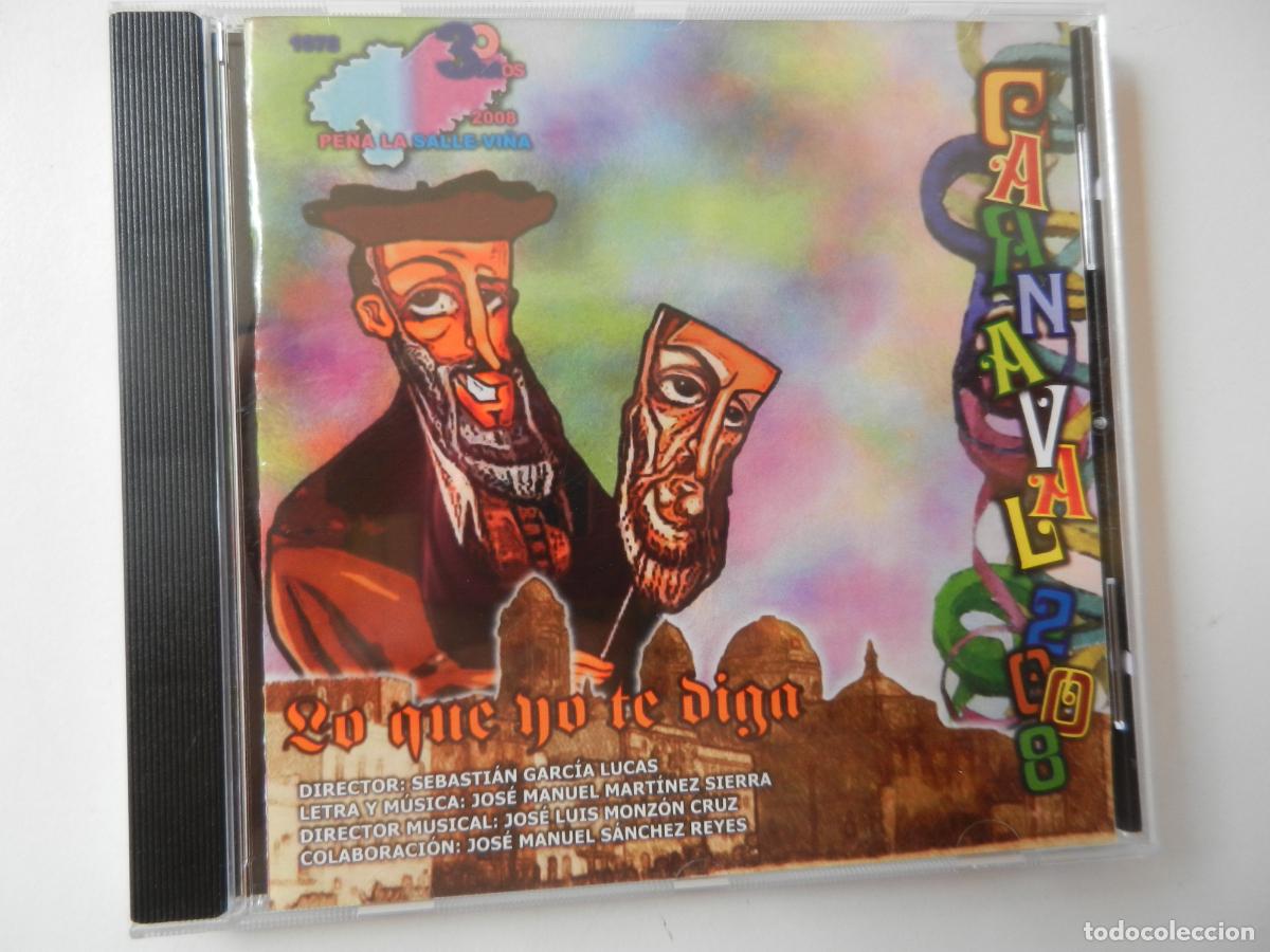 CDs de m&uacute;sica: LO QUE YO TE DIGA CARNAVAL DE CADIZ CORO 2008 - CD - Foto 1
