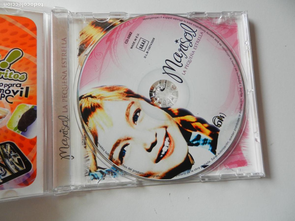 CDs de m&uacute;sica: MARISOL , LA PEQUE&Ntilde;A ESTRELLA CD - Foto 2