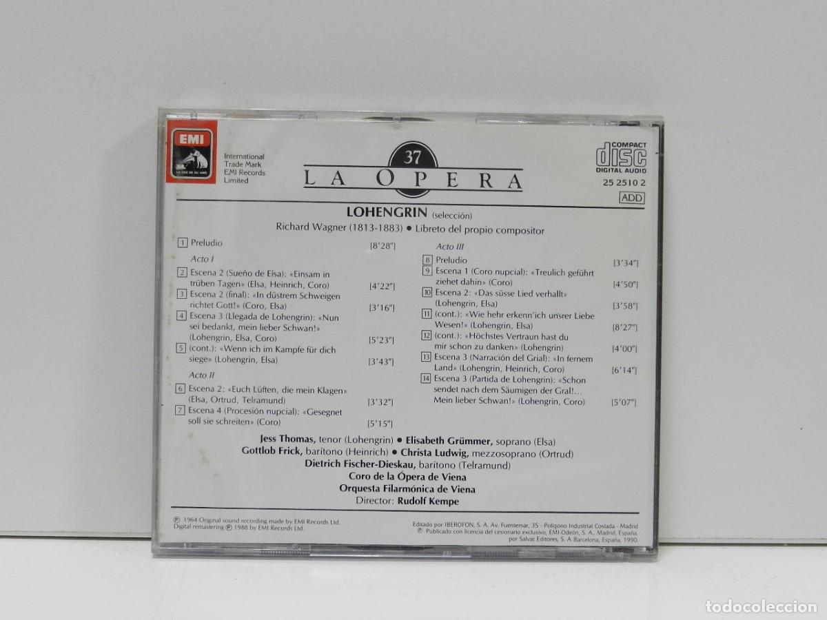CDs de m&uacute;sica: DISCO CD. Wagner &ndash; Lohengrin. COMPACT DISC. - Foto 2