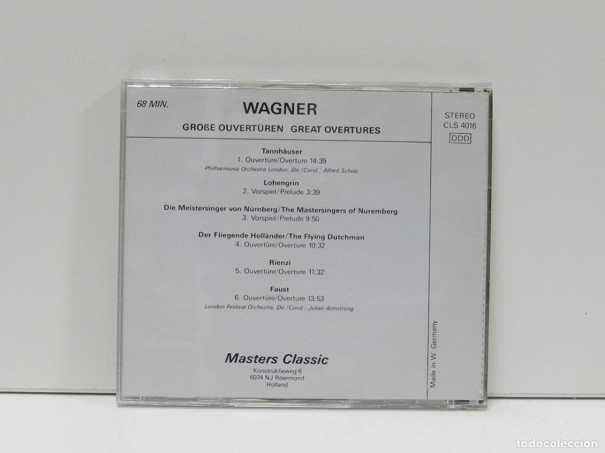 CDs de m&uacute;sica: DISCO CD. Wagner &ndash; Master Classics. COMPACT DISC. - Foto 2