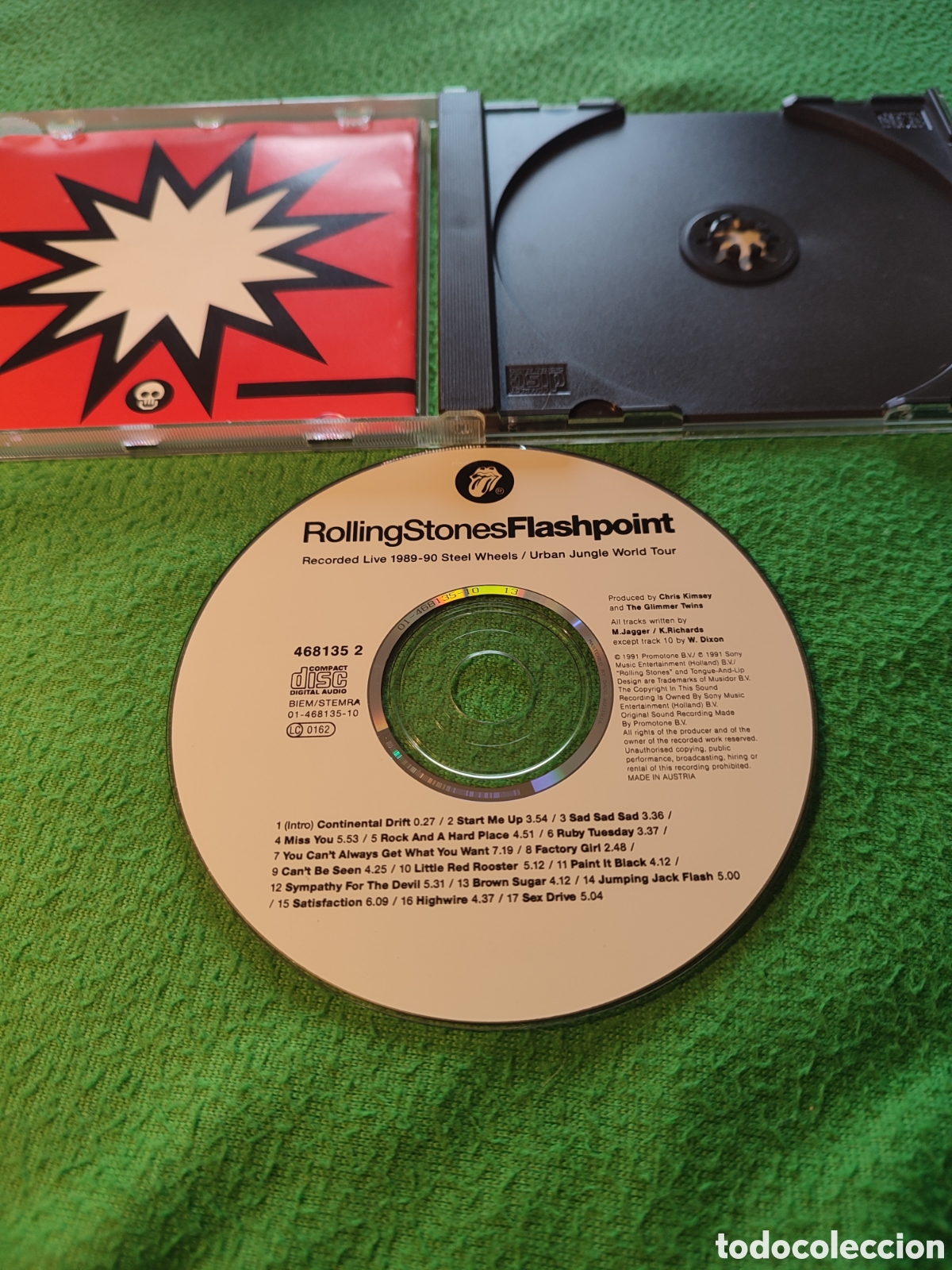 CDs de m&uacute;sica: The Rolling Stones - Flashpoint Cd - Foto 2