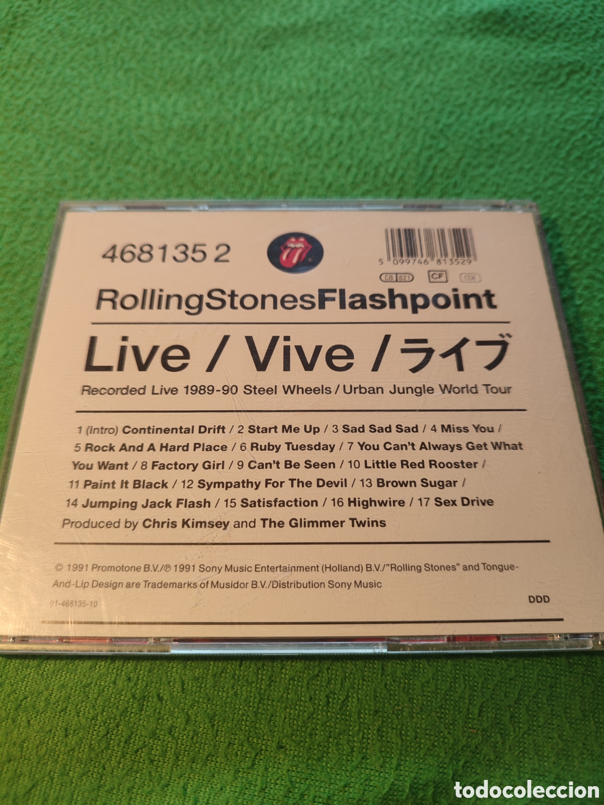 CDs de m&uacute;sica: The Rolling Stones - Flashpoint Cd - Foto 3