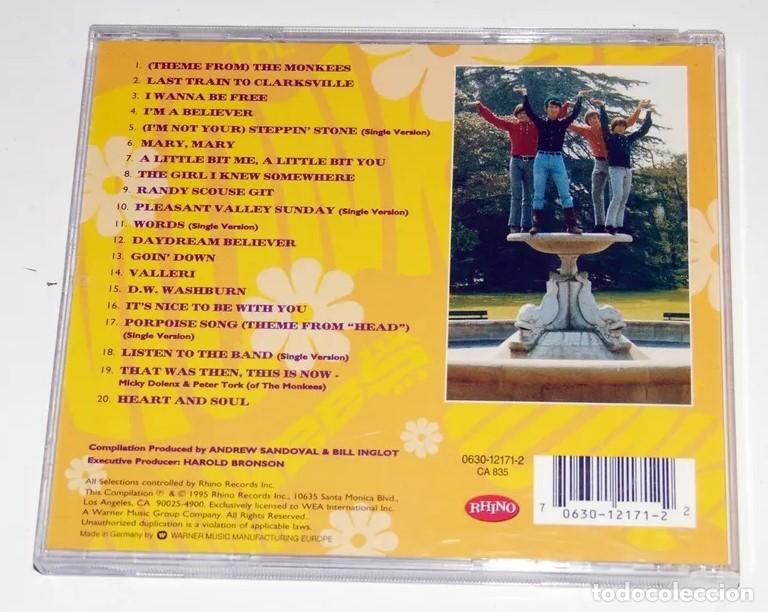 CDs de m&uacute;sica: The Monkees - Greatest Hits (CD, Comp) - Foto 2
