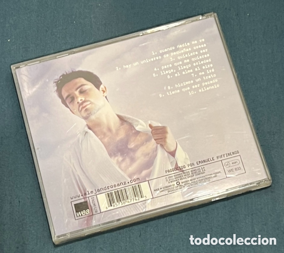 CDs de m&uacute;sica: CD. Alejandro Sanz. &ldquo;Con el alma al aire&rdquo;. 2000. - Foto 2