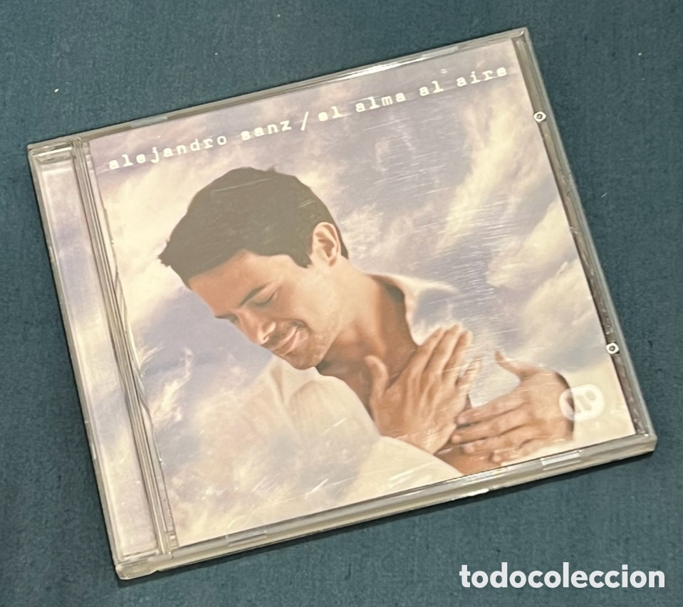 CDs de m&uacute;sica: CD. Alejandro Sanz. &ldquo;Con el alma al aire&rdquo;. 2000. - Foto 1