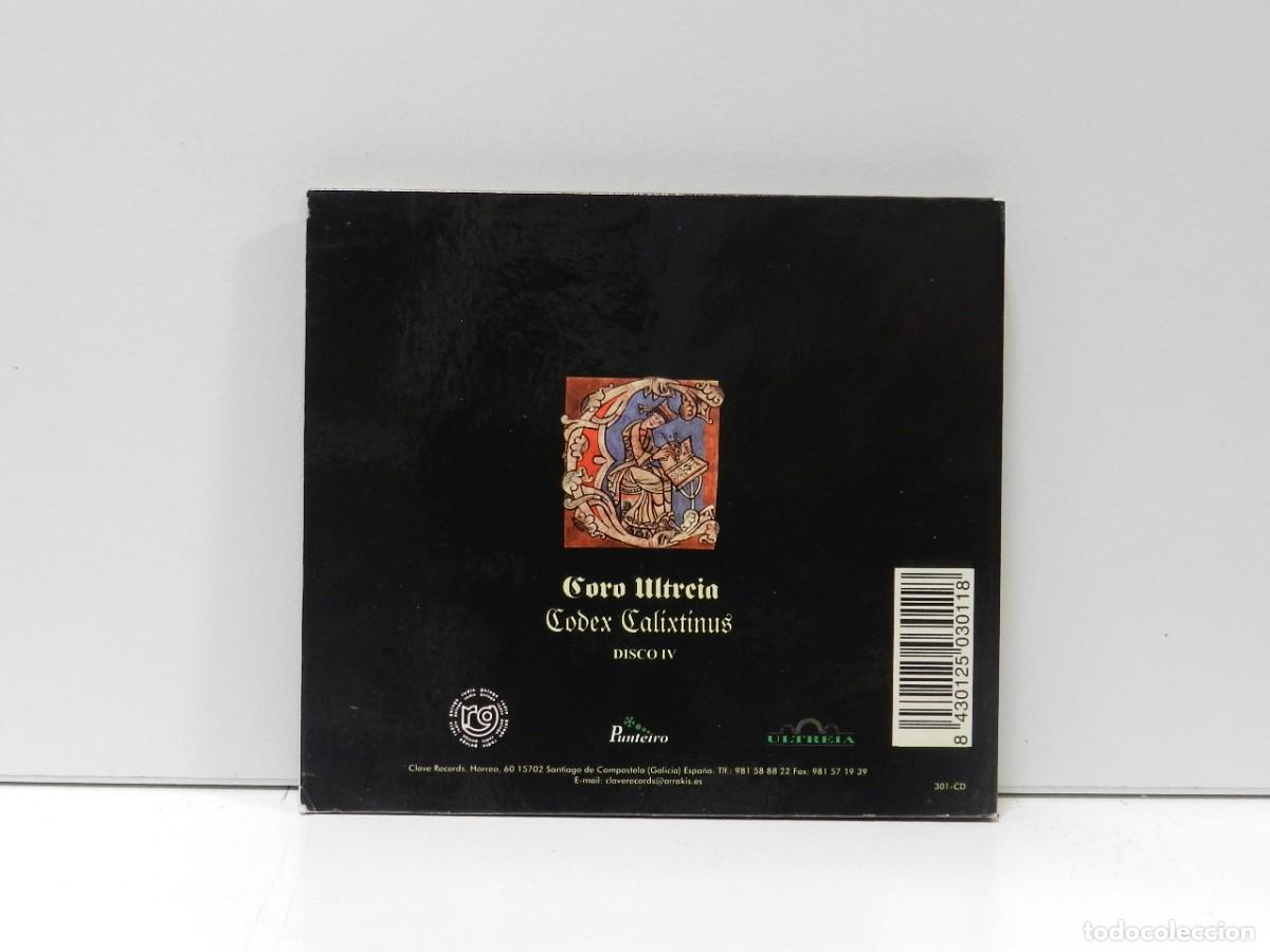 CDs de m&uacute;sica: DISCO CD. Coro Ultreia &ndash; Codex Calixtinus. Disco IV. COMPACT DISC. - Foto 2