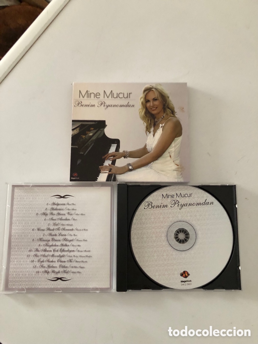 CDs de m&uacute;sica: Mine Mucur Benim Piyanomdan Cd - Foto 2