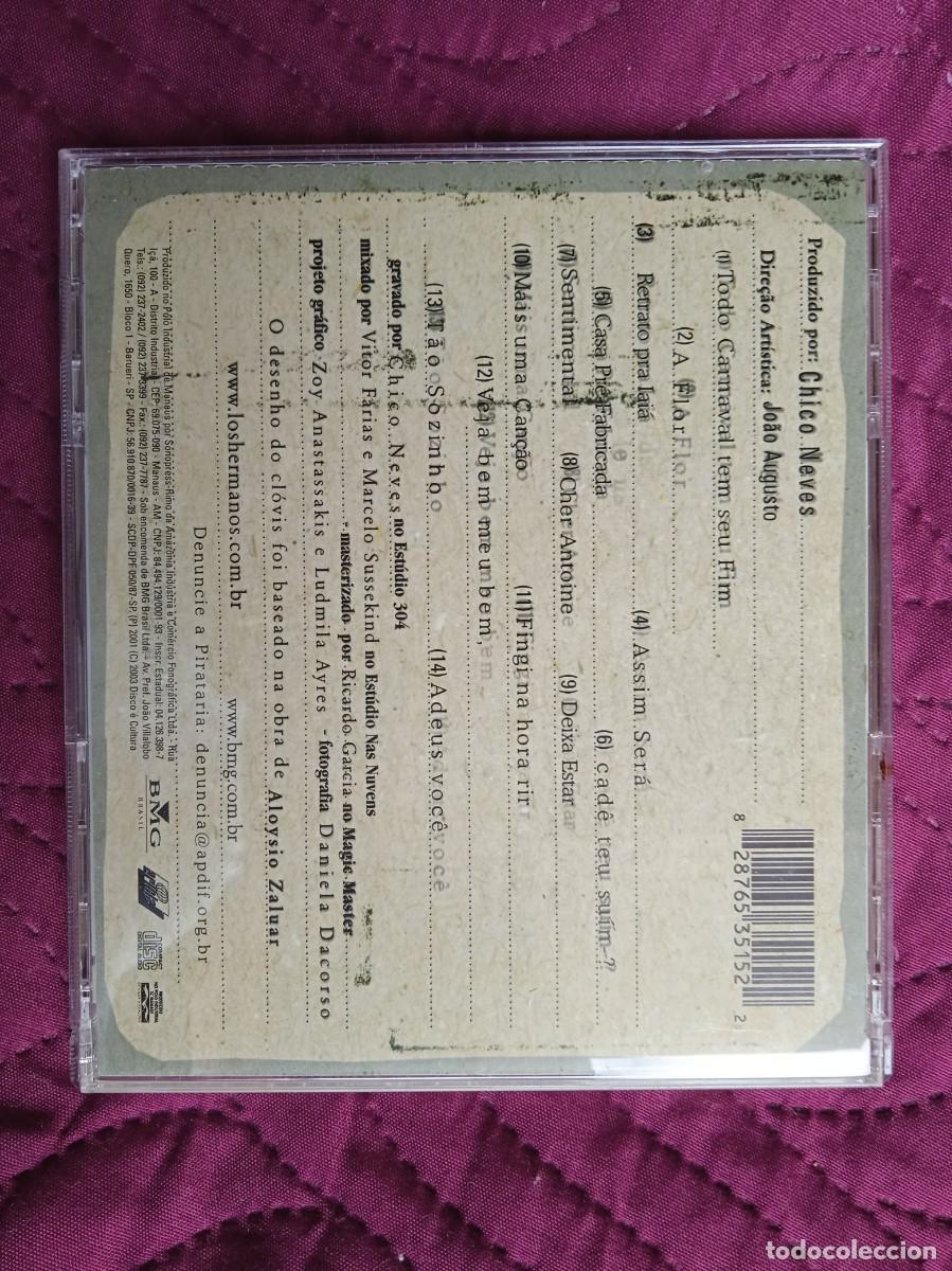 CDs de m&uacute;sica: LOS HERMANOS - BLOCO DO EU SOZINHO - CD 2003 - Foto 2