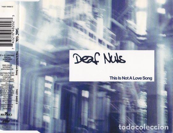 CDs de m&uacute;sica: This Is Not A Love Song (CD Single) - Deaf Nuts - Foto 1