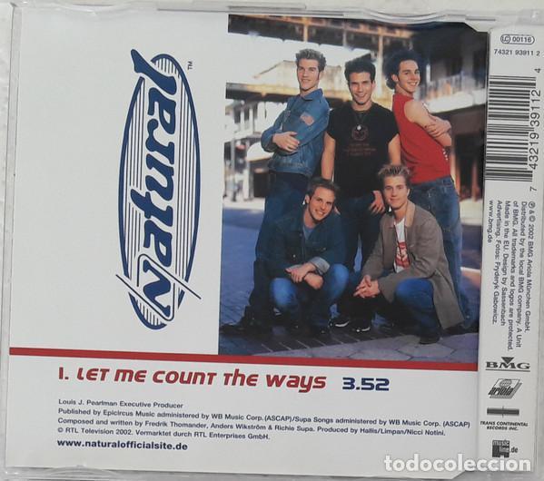 CDs de m&uacute;sica: Let Me Count The Ways (CD Single) - Natural - Foto 1
