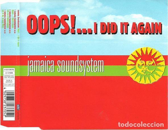 CDs de m&uacute;sica: Oops!...I Did It Again (CD Single) - Jamaica Soundsystem - Foto 1