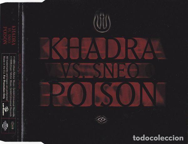 CDs de m&uacute;sica: Poison (CD Single) - Khadra Vs. Sneo - Foto 1
