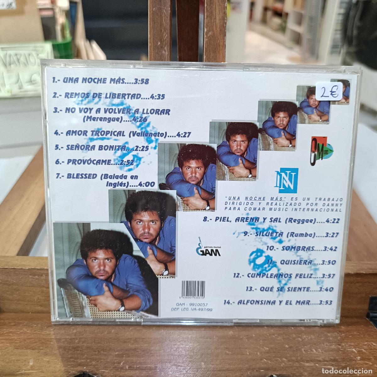 CDs de m&uacute;sica: Danny - Una noche m&aacute;s - CD. - Foto 2