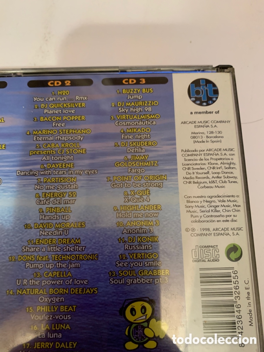 CDs de m&uacute;sica: 100% numeros uno vol 2 recopilatorio dance - Foto 4