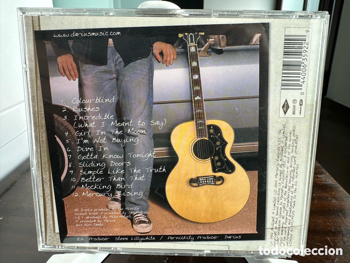 CDs de m&uacute;sica: Darius - Dive In (CD, Album) - Foto 2