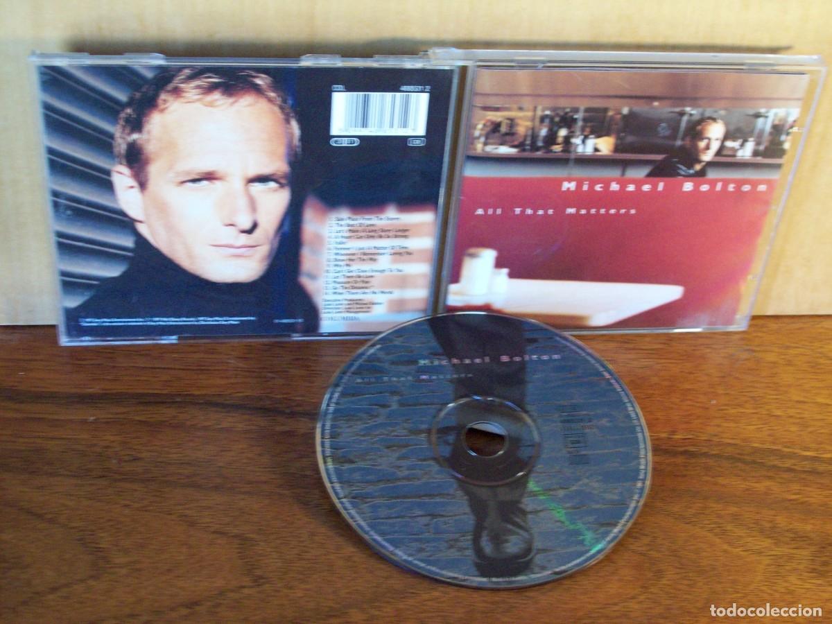 CDs de m&uacute;sica: MICHAEL BOLTON - ALL THAT MATTERS - CD - Foto 1