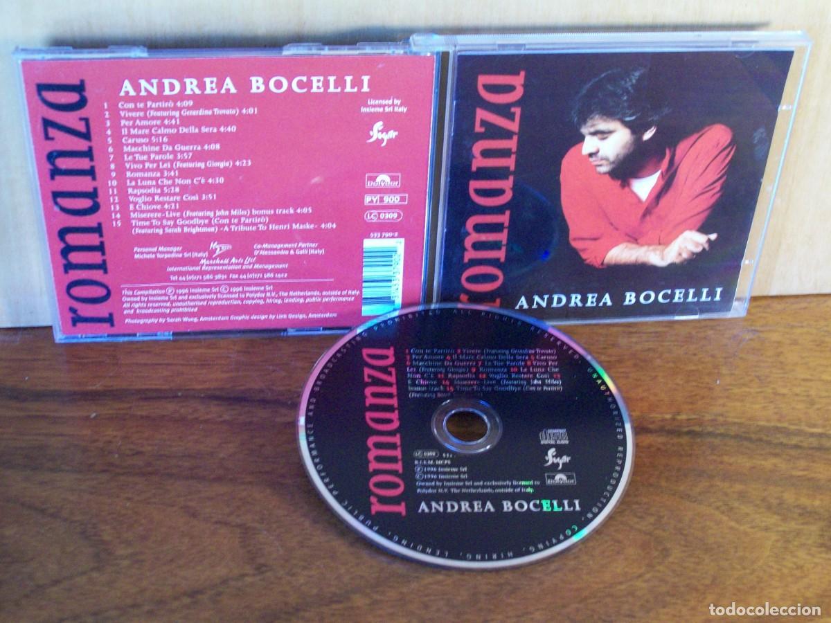 CDs de m&uacute;sica: ANDREA BOCELLI - ROMANZA - CD - Foto 1