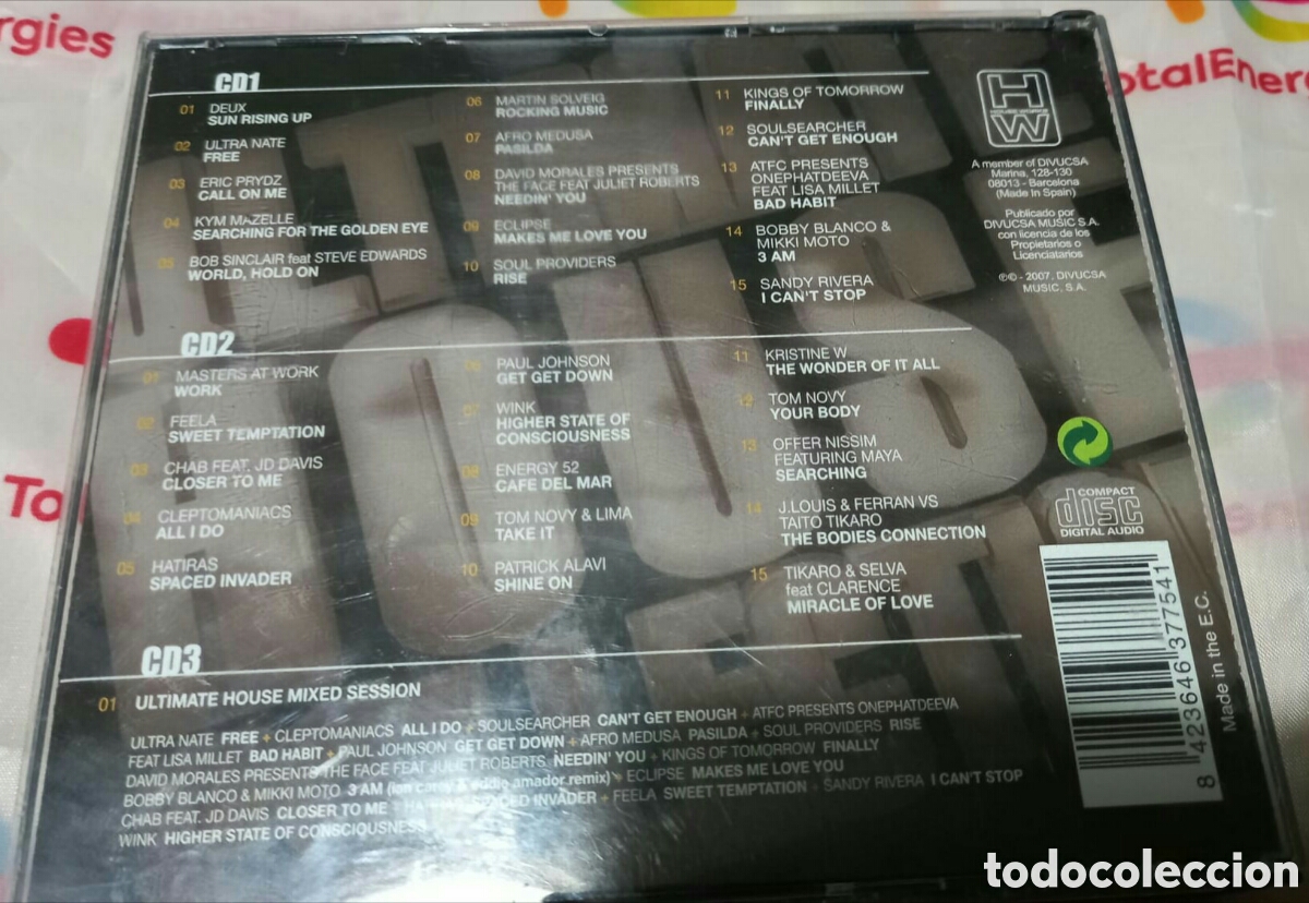 CDs de m&uacute;sica: Ultimate House collection 80 - 07, CD triple - Foto 2