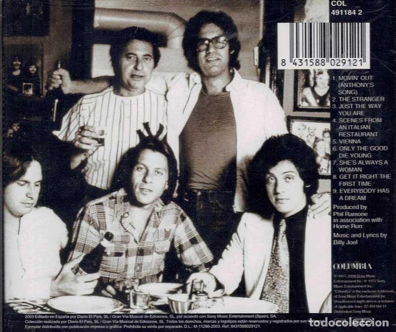 CDs de m&uacute;sica: Billy Joel - The Stranger. CD - Foto 2