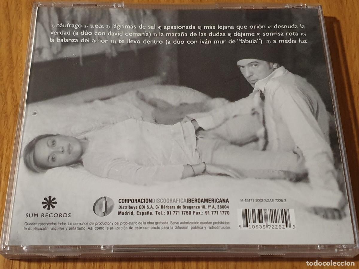 CDs de m&uacute;sica: CD Agua De Luna &ndash;&nbsp;A Media Luz - 2003 - Foto 3