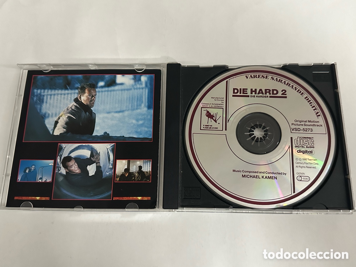 CDs de m&uacute;sica: CD BSO DIE HARD 2, 1990, BY MICHAEL KAMEN - Foto 3