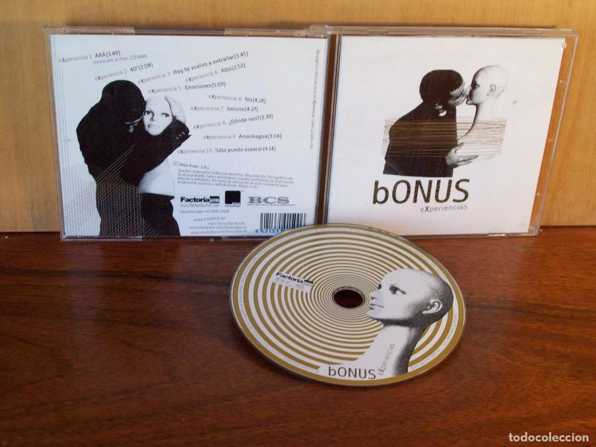 CDs de m&uacute;sica: BONUS - EXPERIENCIAS - CD - Foto 1