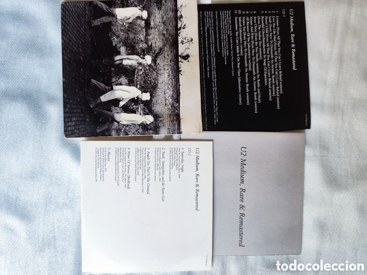CDs de m&uacute;sica: U2 Medium, Rare & remastered cd - Foto 2