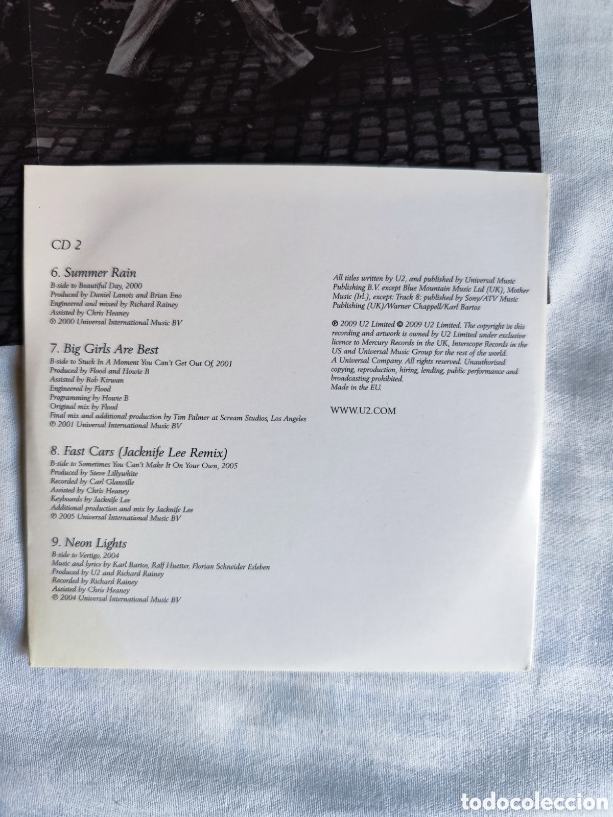 CDs de m&uacute;sica: U2 Medium, Rare & remastered cd - Foto 3