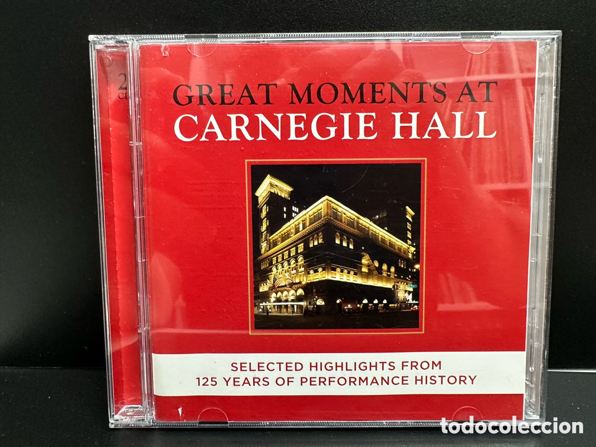 CDs de m&uacute;sica: Various - Great Moments At Carnegie Hall (2xCD, Comp) - Foto 1