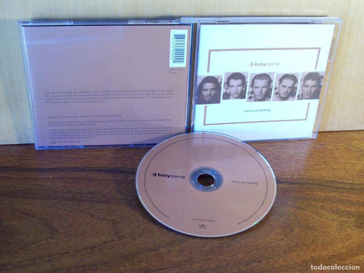 CDs de m&uacute;sica: BOYZONE - WHERE WE BELONG - CD - Foto 1