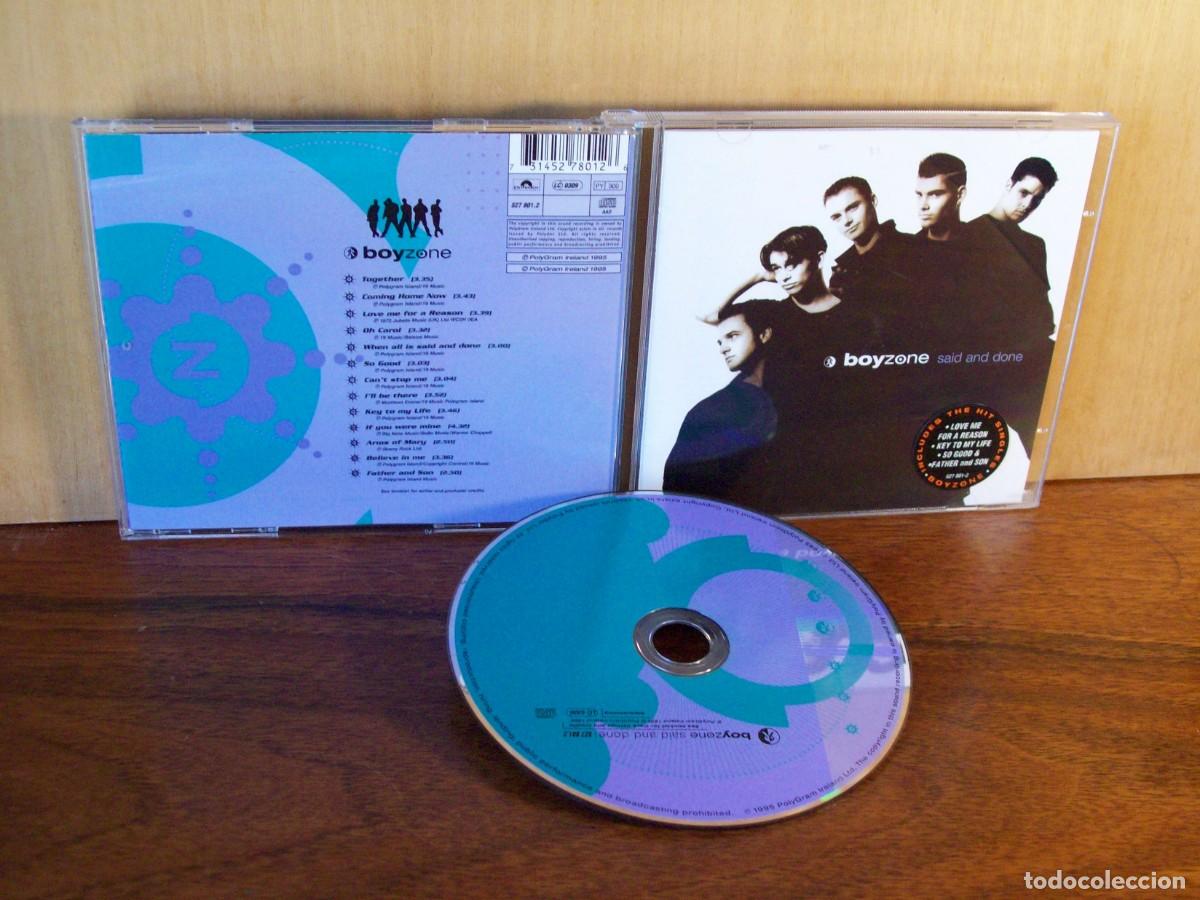 CDs de m&uacute;sica: BOYZONE - SAID AND DONE - CD - Foto 1
