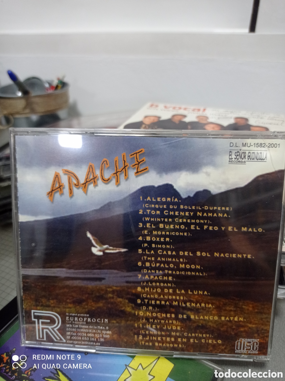 CDs de m&uacute;sica: Apache tierra milenaria - Foto 2