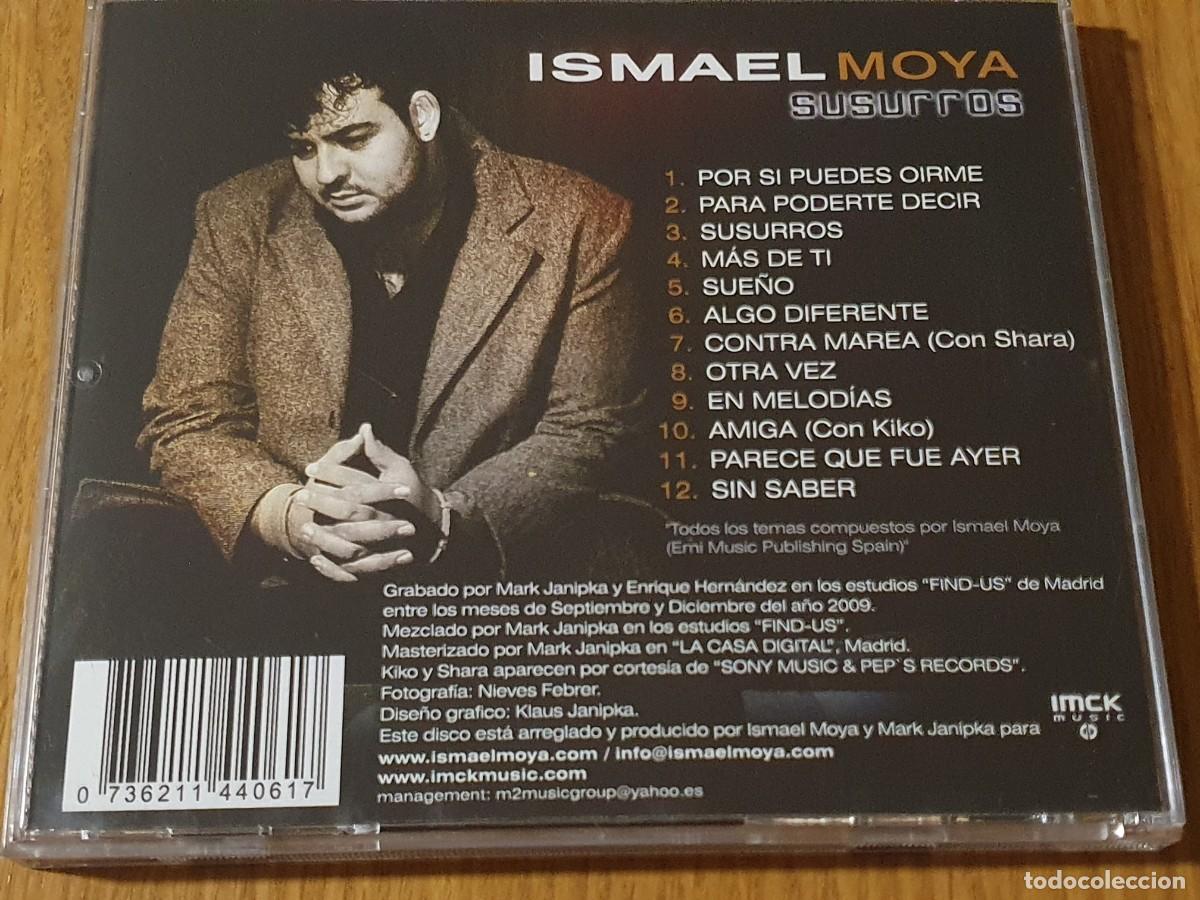 CDs de m&uacute;sica: CD Ismael Moya&nbsp;&ndash;&nbsp;Susurros - 2010 - Foto 3