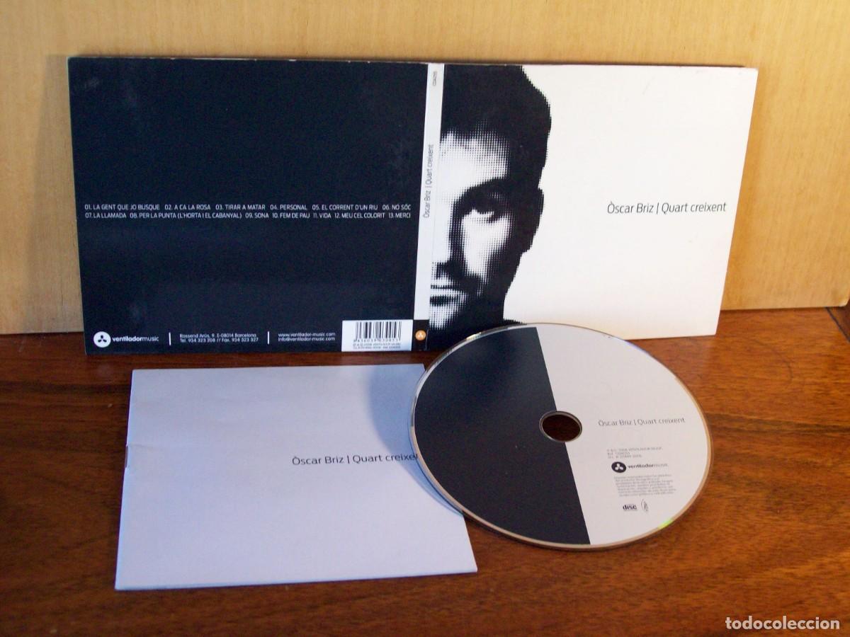 CDs de m&uacute;sica: OSCAR BRIZ - QUART CREIXENT - CD DIGIPACK CON LIBRETO - Foto 1