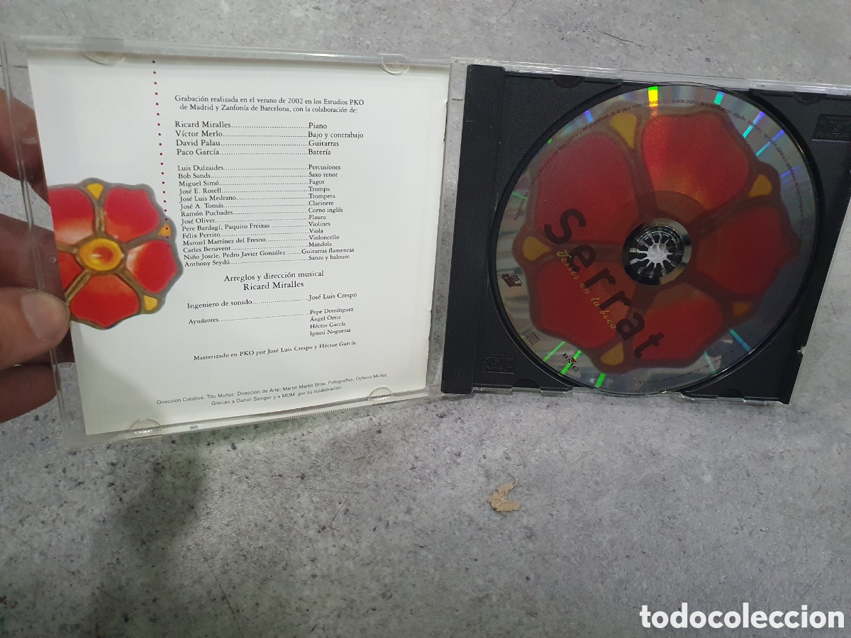 CDs de m&uacute;sica: CD. Serrat. Versos en la boca. (L0) - Foto 2